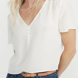 NWT Amour Vert Willa Ivory Top
